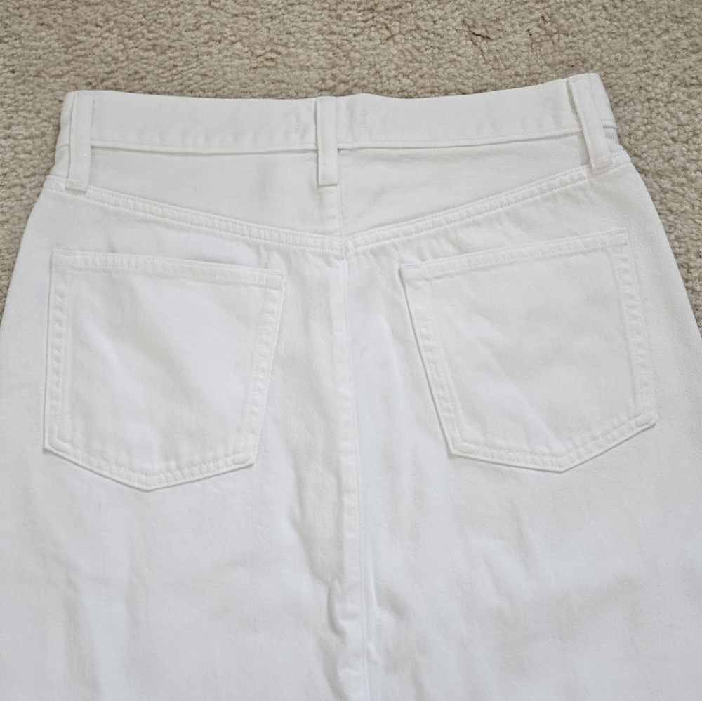 J. Crew White Denim Long Maxi Skirt NWOT - Picture 8 of 8